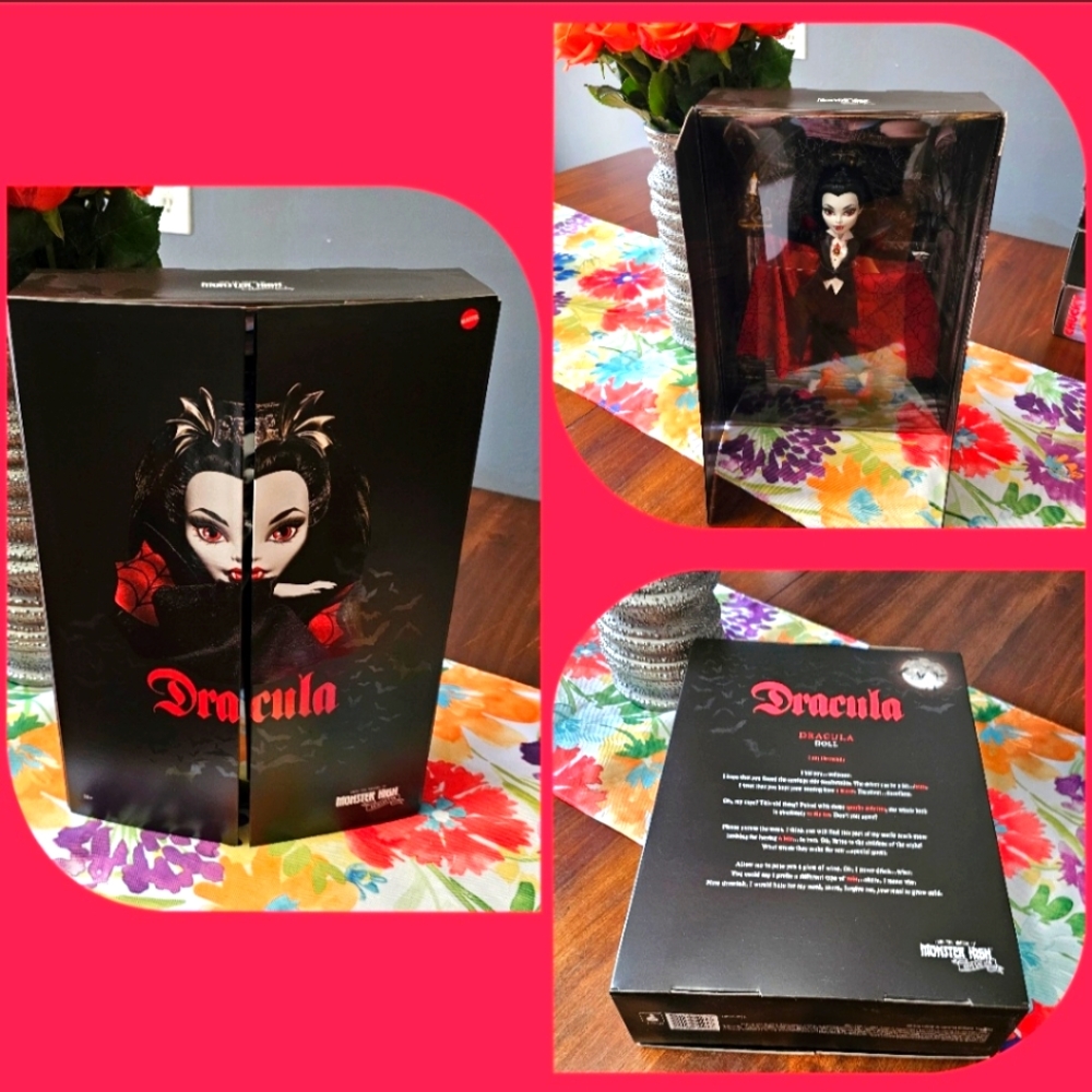 NIB Monster High Skullector Dracula doll